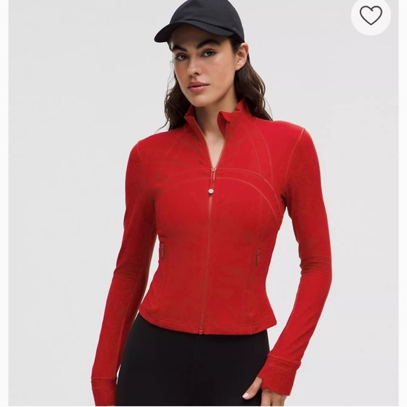 lululemon athletica Jackets & Blazers - Lululemon Dark Red Define Cropped Jacket NWT